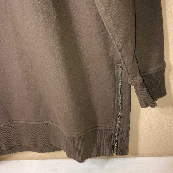 Forever 21 Men's Crewneck, Olive/Brown/Tan, Small, EUC, longline, tunic, - Picture 3 of 10